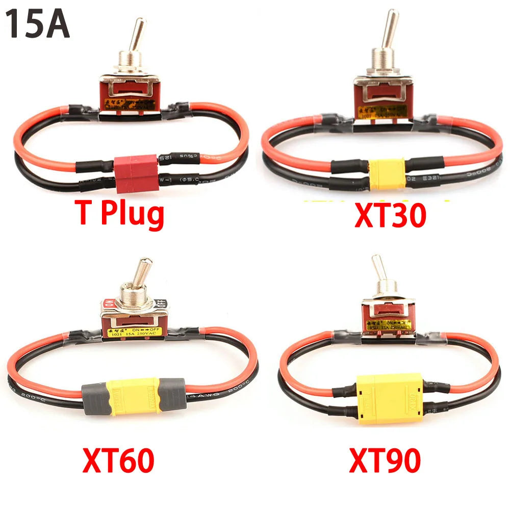 XT30 High-Load Power Switch | On-Off Toggle | RC & E-Bike