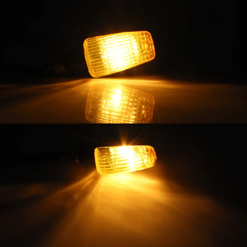 4PCS Universal Motorcycle Blub Turn Signal Lamp Turning Indicators Light Blinkers Signal Amber Bike Motorcycle Accessories 12V