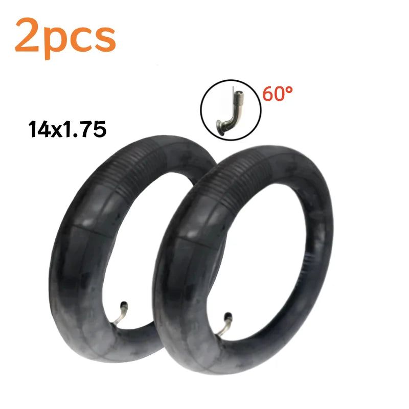 14" E-Bike Inner Tubes | Bent Valve