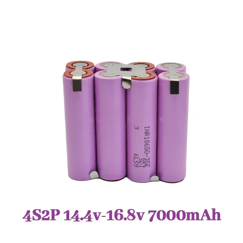 18650 35E Battery Pack | Custom 2S1P Config | 3500mAh Cells