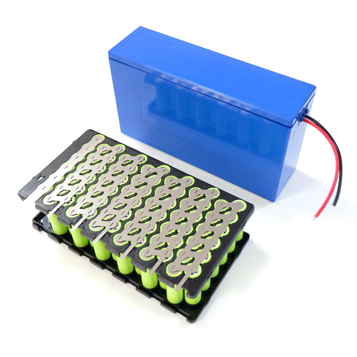 48V 20Ah Li-ion Battery Box Kit | 13S6P Case + 20A BMS | E-Bike