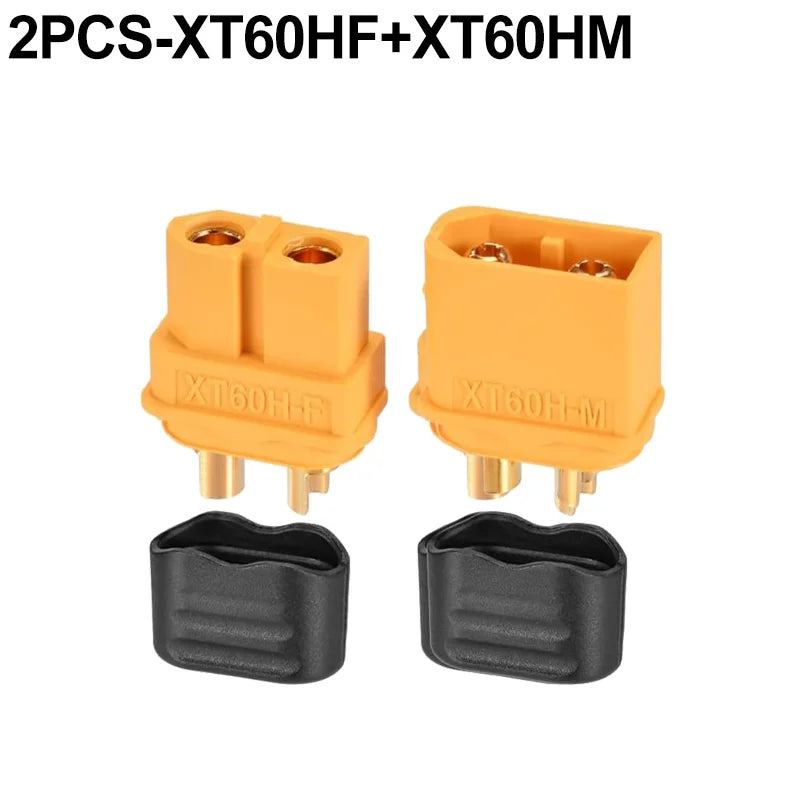 XT60H Bullet Connector Plugs | Male & Female w/ Sheath | RC LiPo