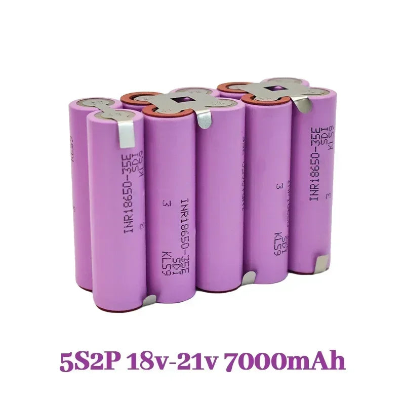 18650 35E Battery Pack | Custom 2S1P Config | 3500mAh Cells