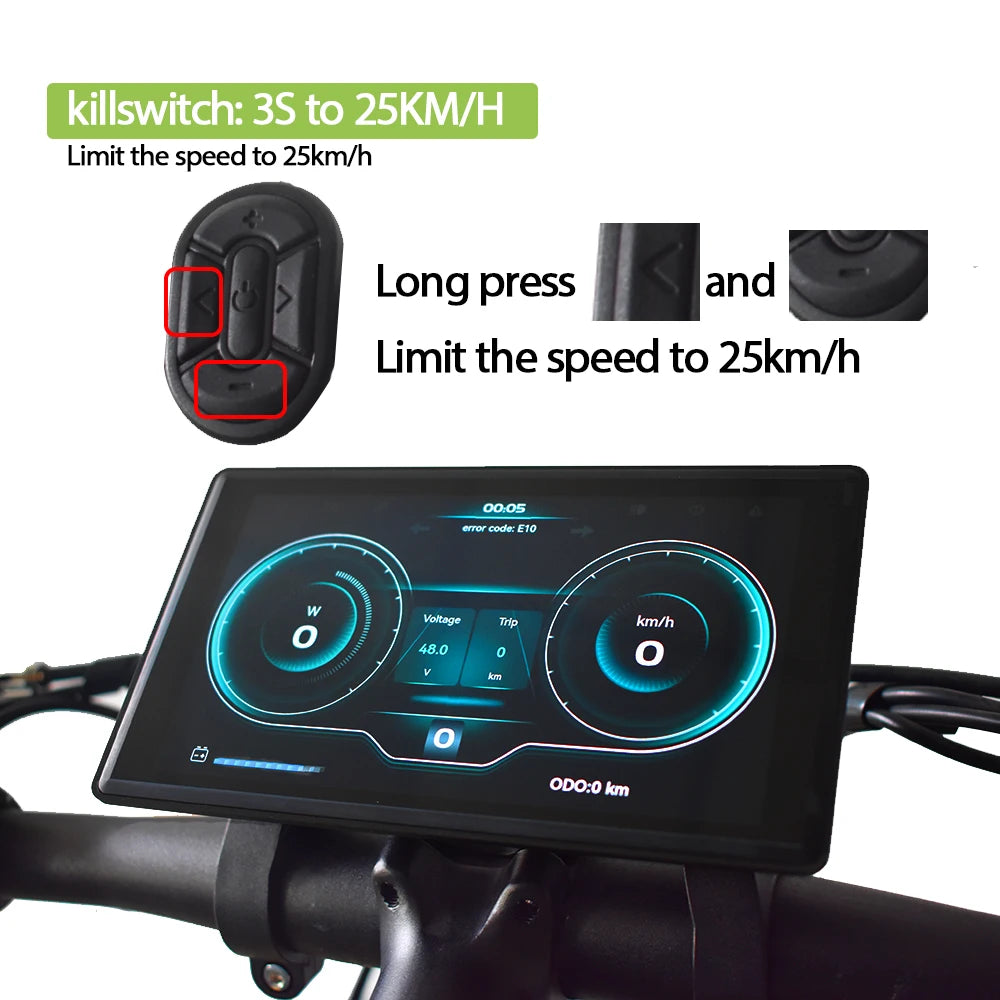 H8 E-Bike Display | UART2 Protocol | Speedometer