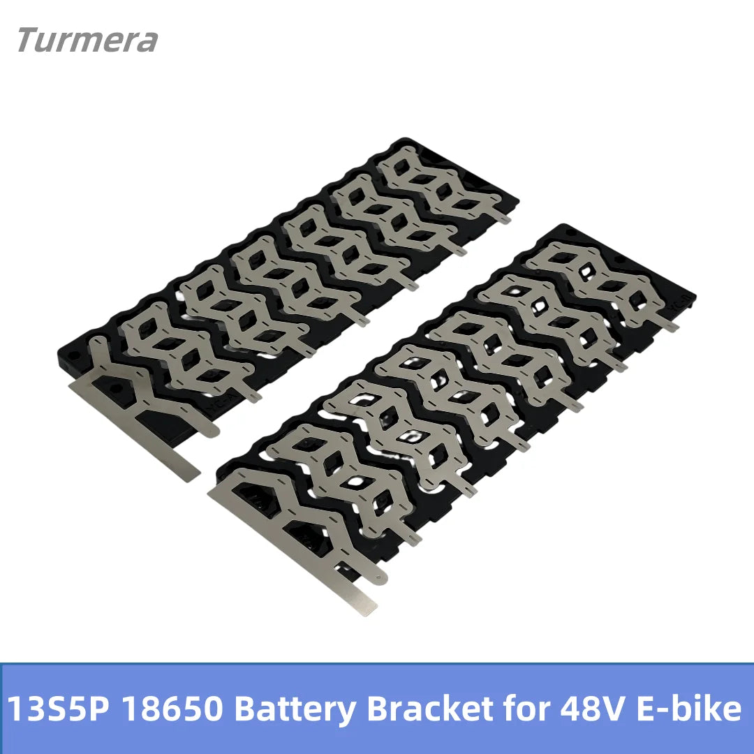 Turmera 48V Silver Fish Battery Bracket | 13S5P | 15A BMS | E-Bike