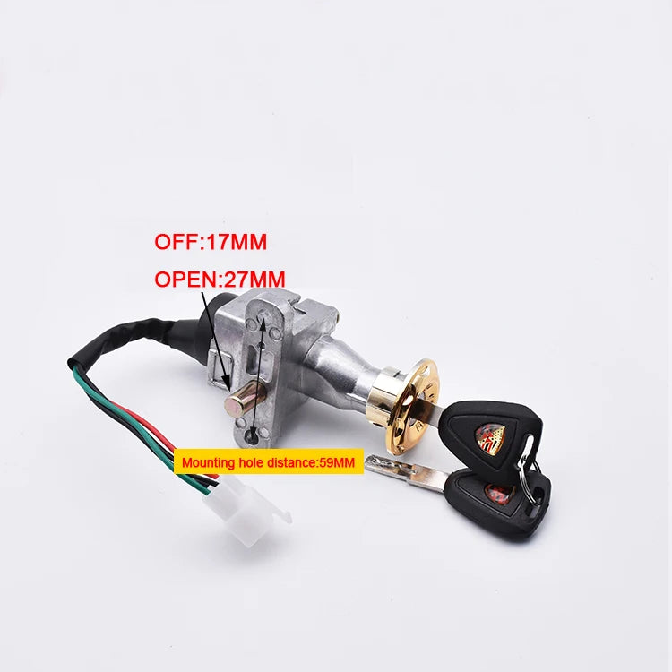 Universal Ignition Switch | Start & Key Lock | Yamaha BWS/Zuma & More