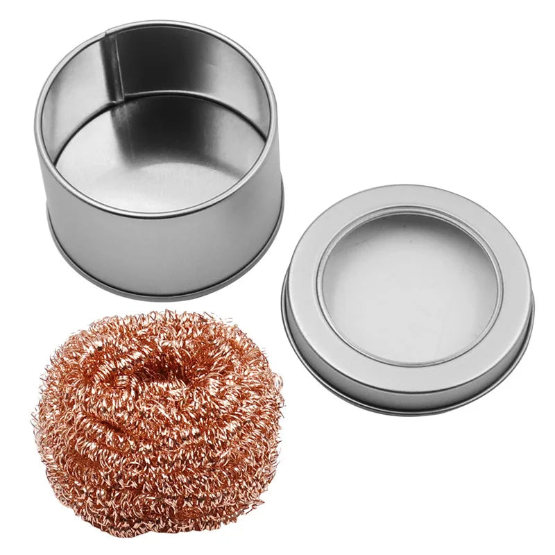 Soldering Iron Cleaning Ball | Brass Wire Sponge, No Water Needed | Tip Cleaner