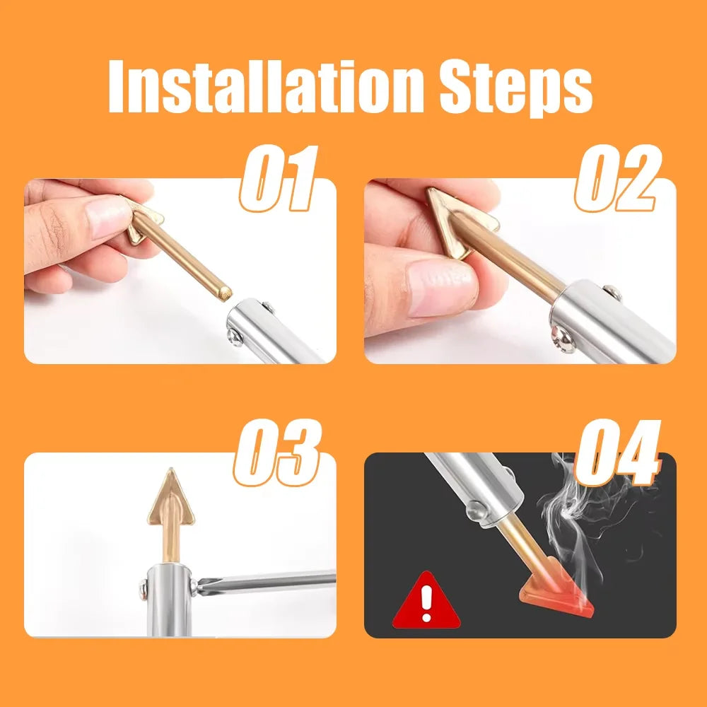 50W/100W Plastic Welding Repair Car Bumper Repair Soldering Iron Kit Temperature Controlled Soldering StationRepair Ironing Tool
