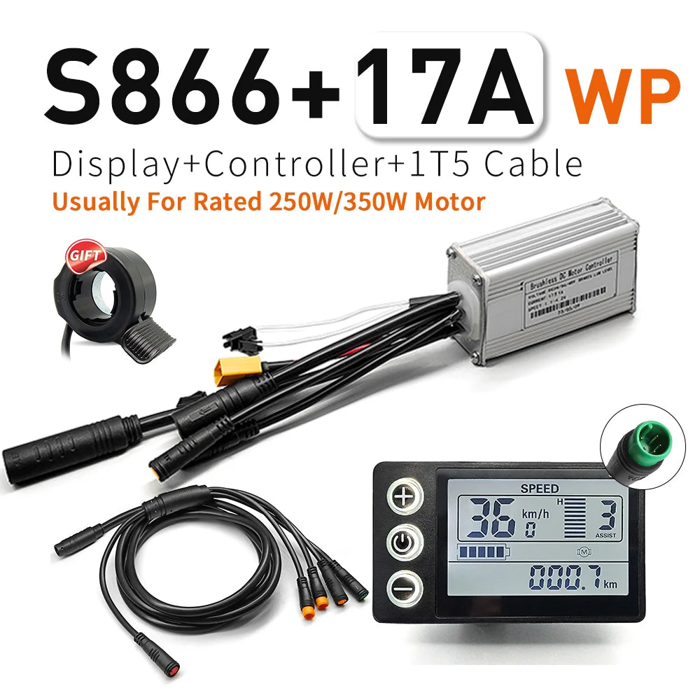 Sine Wave Controller Kit | 17/26/30A | S866 LCD Display