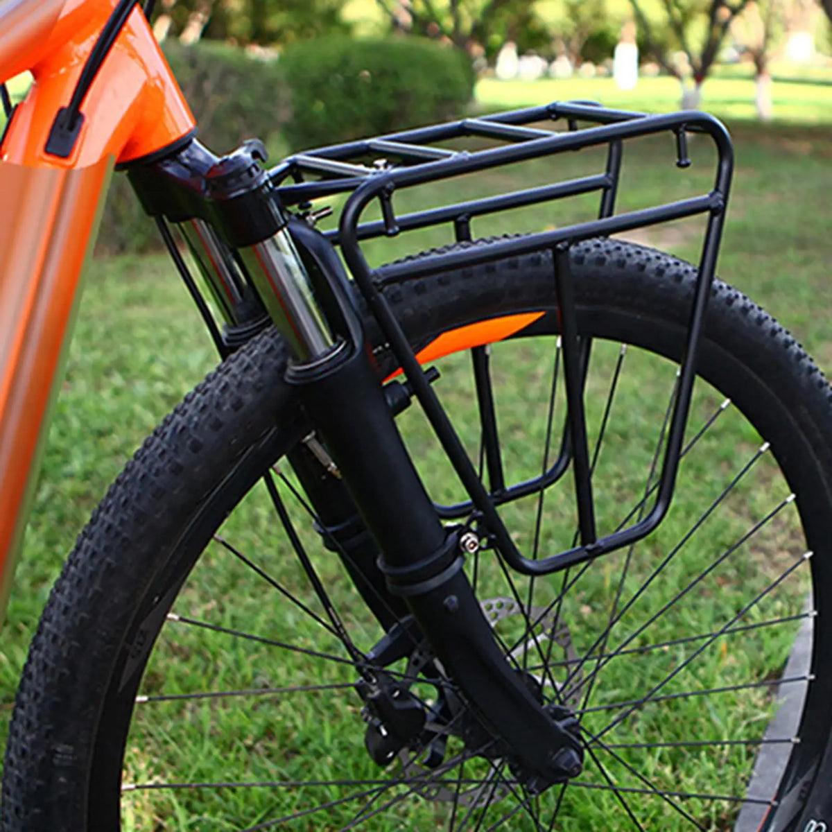 Front Cargo Rack | Steel Fork-Mount | Adjustable