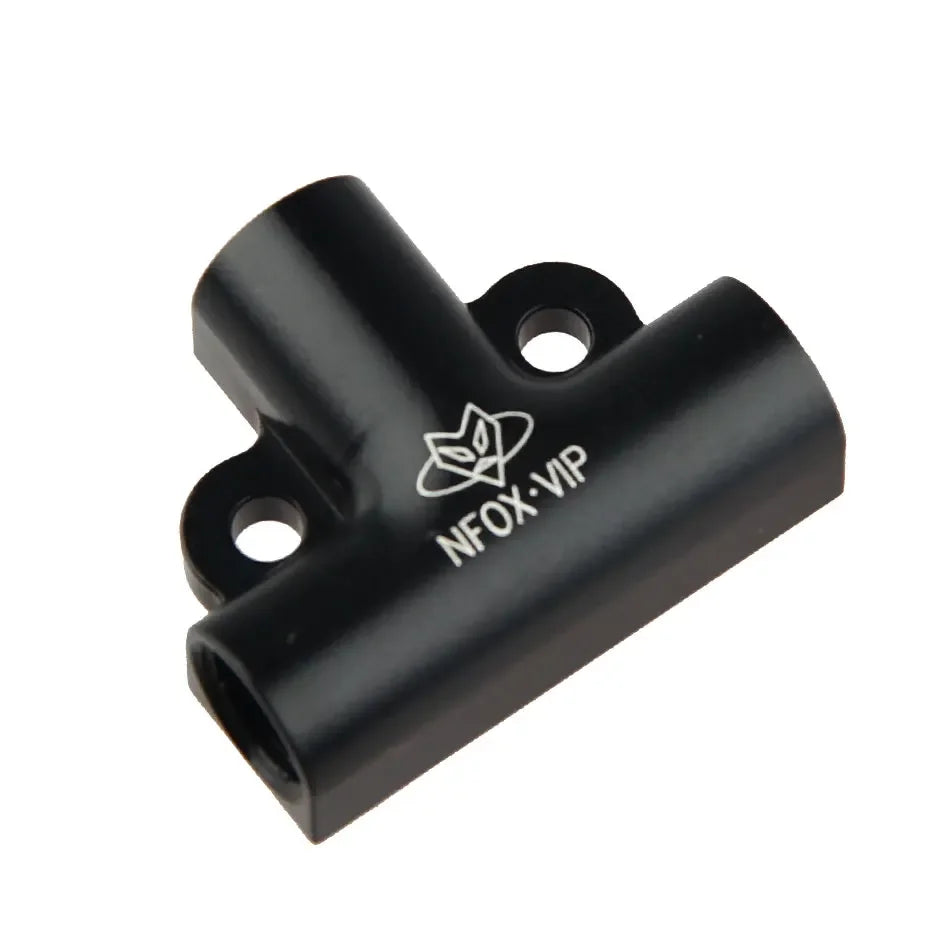 NFOX Hydraulic Brake Three-Way Connector | Aluminum One-to-Two Splitter | Tricycle