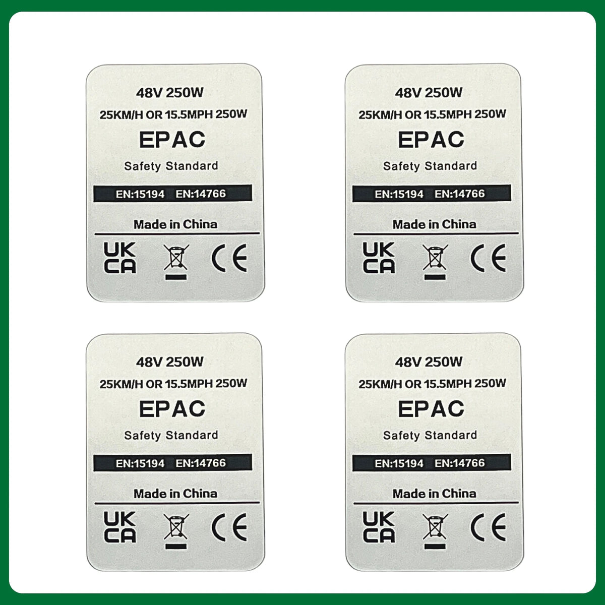 EBIKE Sticker, 36V 48V 250W Electric Bike Lable, Compataible for Bafang Tongsheng and other Brand 500W-1500W Conversion Kit