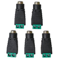 DC 5.5×2.1mm Power Connector Pairs | 12V Male & Female | CCTV / LED Strip