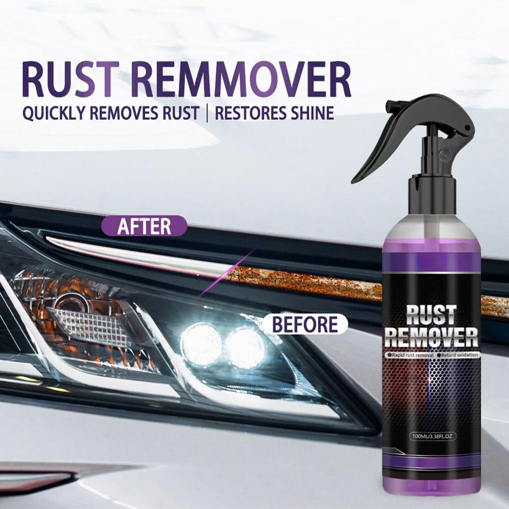 100ml Removal Cleaning Spray Rust Remover For Metal Rust Removal Spray for Beginners Family Automotive Interior Truck SUVs