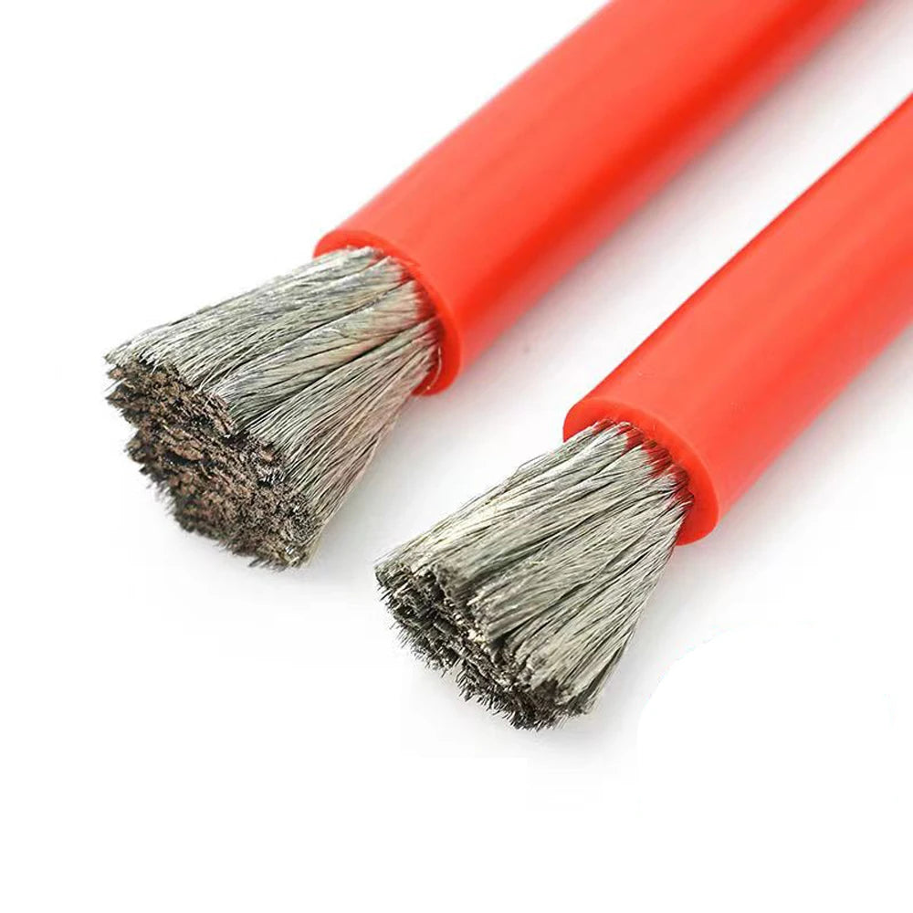 Super-Soft Silicone Wire | Red/Black 6–24AWG | Car Battery / Power