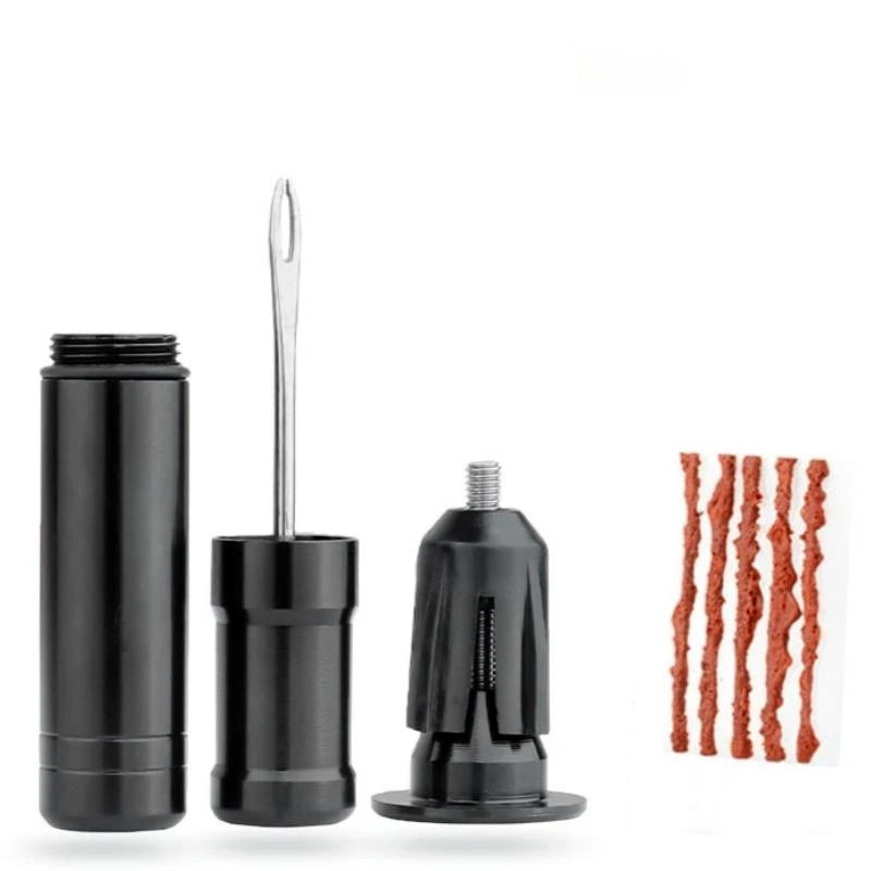 Tubeless Tire Repair Kit | Bar-End Storage Tool | MTB & Road Bikes