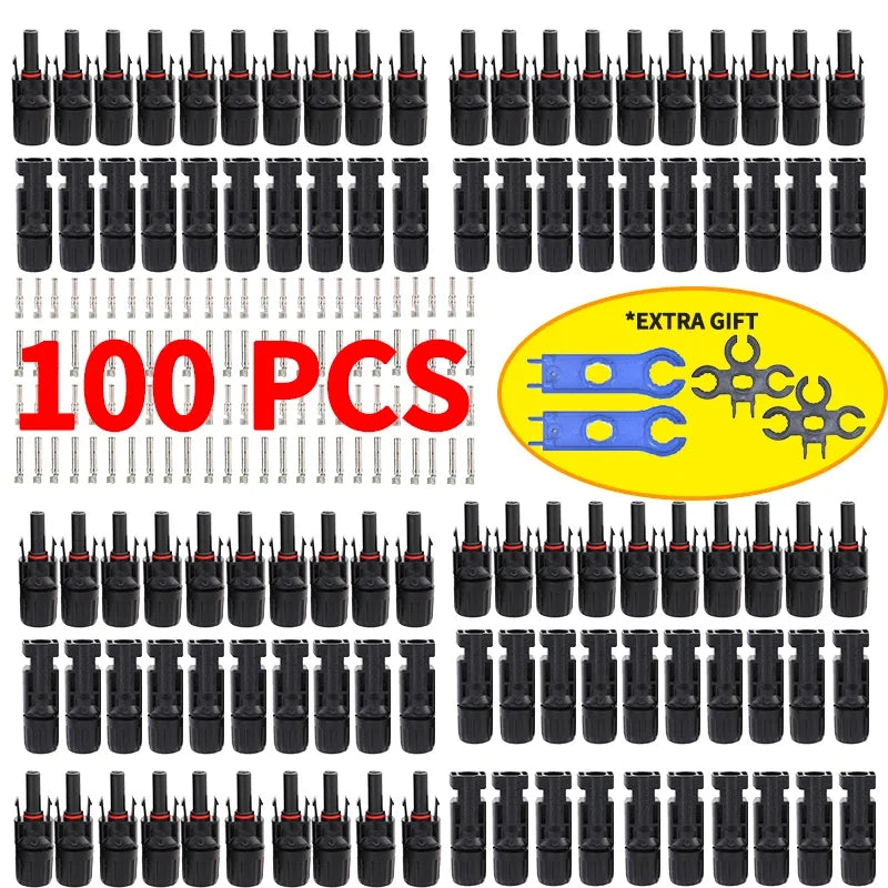 Solar PV Connector Kit | 1000V DC 30A | For 2.5/4/6mm2 Cable