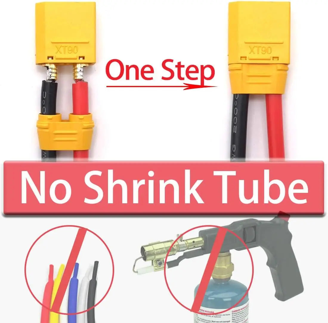 XT90 Connector Plugs | Male & Female | RC LiPo / Drone