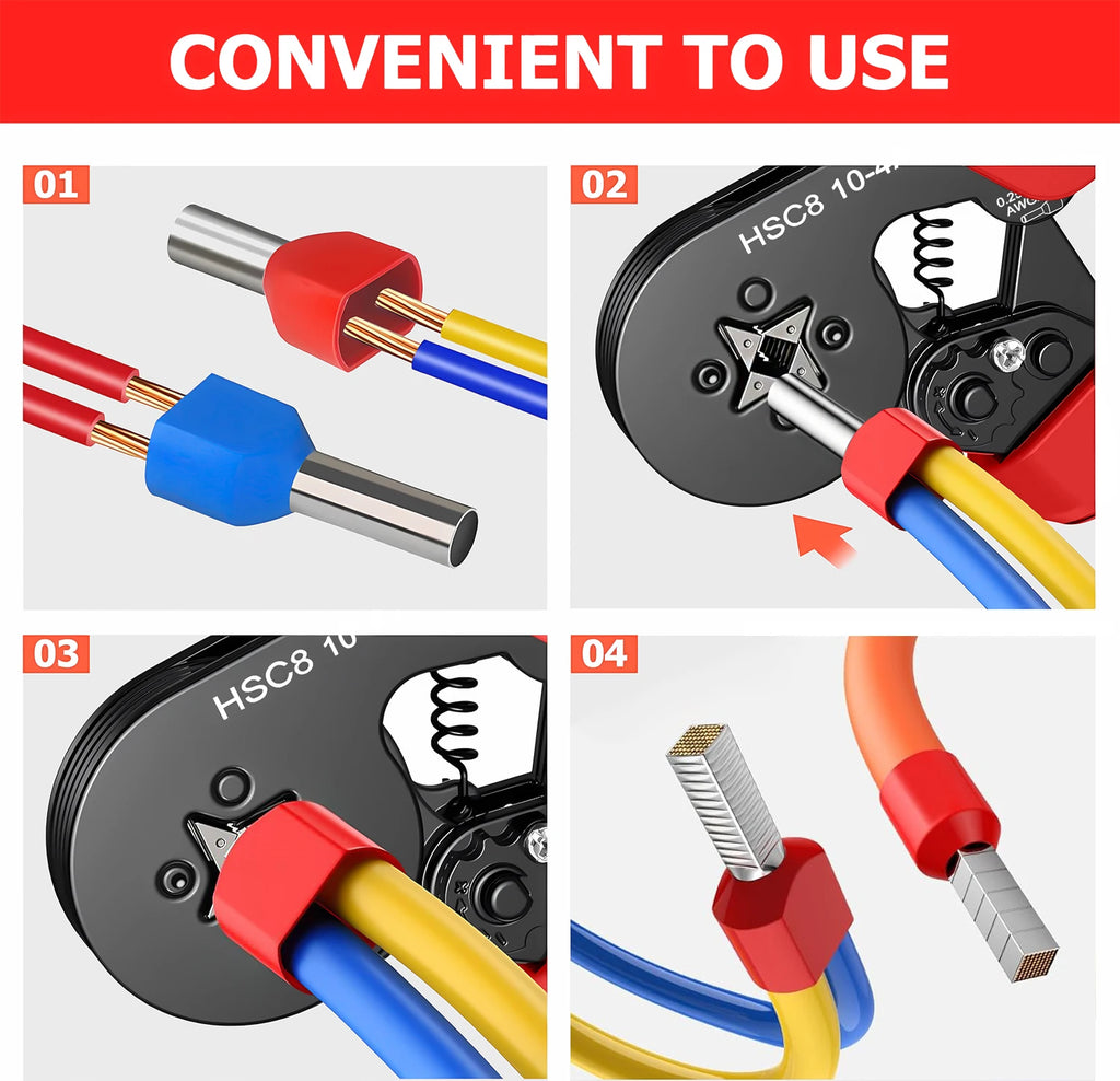 VE Tubular Crimp Terminal Kit | Insulated Ferrules | Electrical