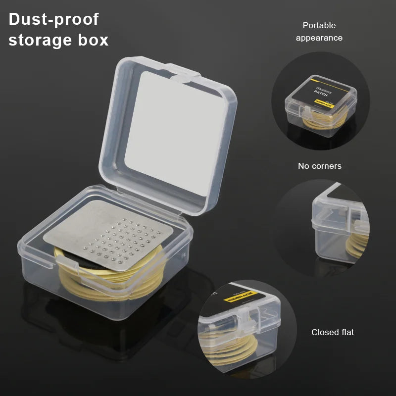 Glueless Tire Patch Kit | 10 Self-Adhesive Patches
