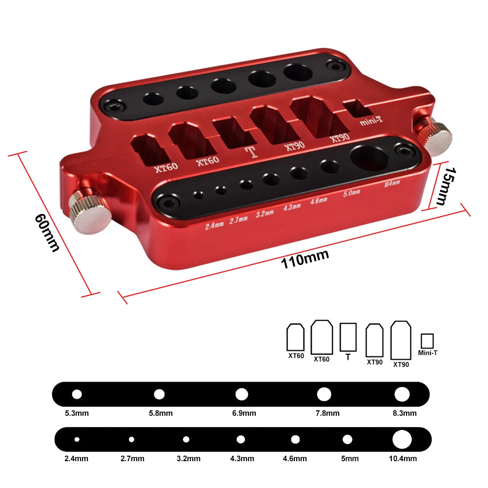 9IMOD RC Connector Soldering Mold | XT60/XT90/T-Plug | Metal