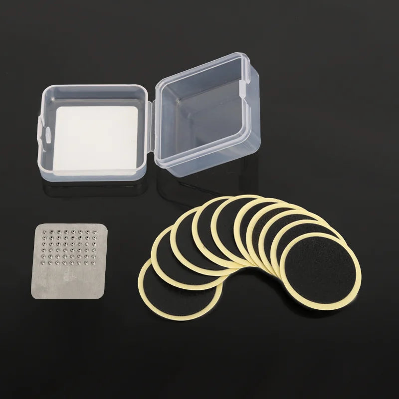 Glueless Tire Patch Kit | 10 Self-Adhesive Patches