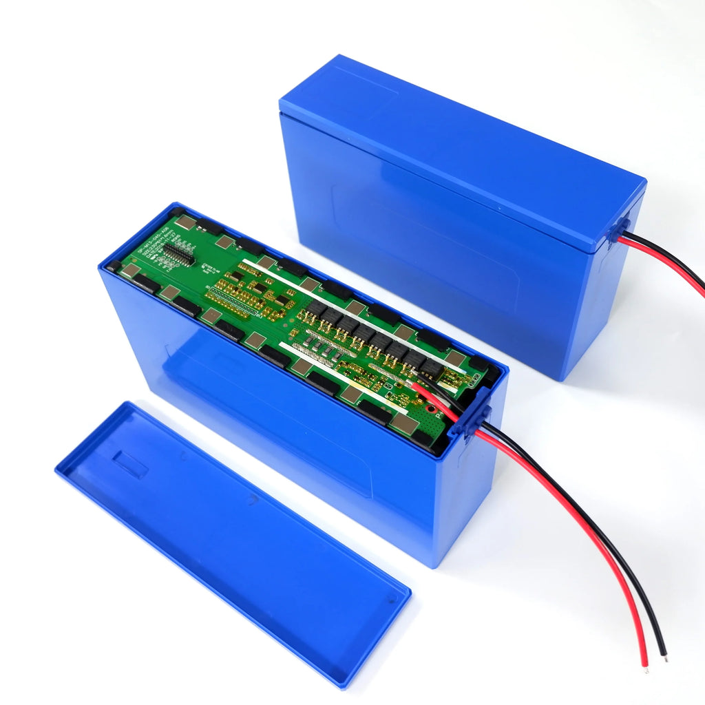 48V 20Ah Li-ion Battery Box Kit | 13S6P Case + 20A BMS | E-Bike