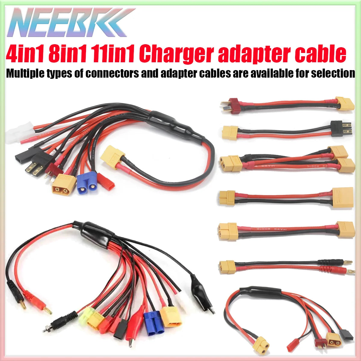 RC Charger Adapter Cable | XT/Banana 4/8/11-in-1 | IMAX B6 Fit