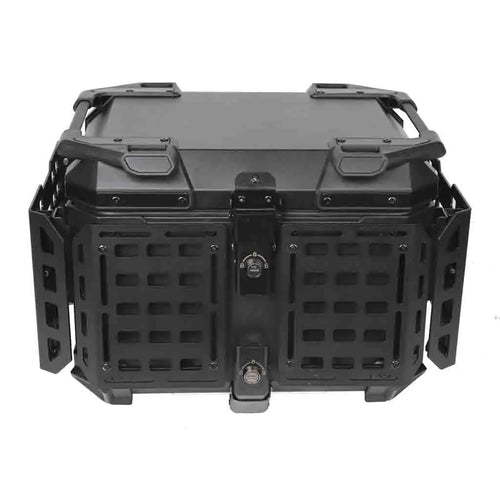 Aluminum Top Box 45L | Waterproof Trunk | Universal Moto Fit