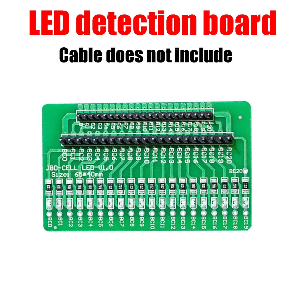 3S ~ 20S LED Detection Board Cable Tester Light FOR Li-ion LifePo4 Lithium Battery Protection Board 4S 7S 8S 10S 13S 14S 16S BMS