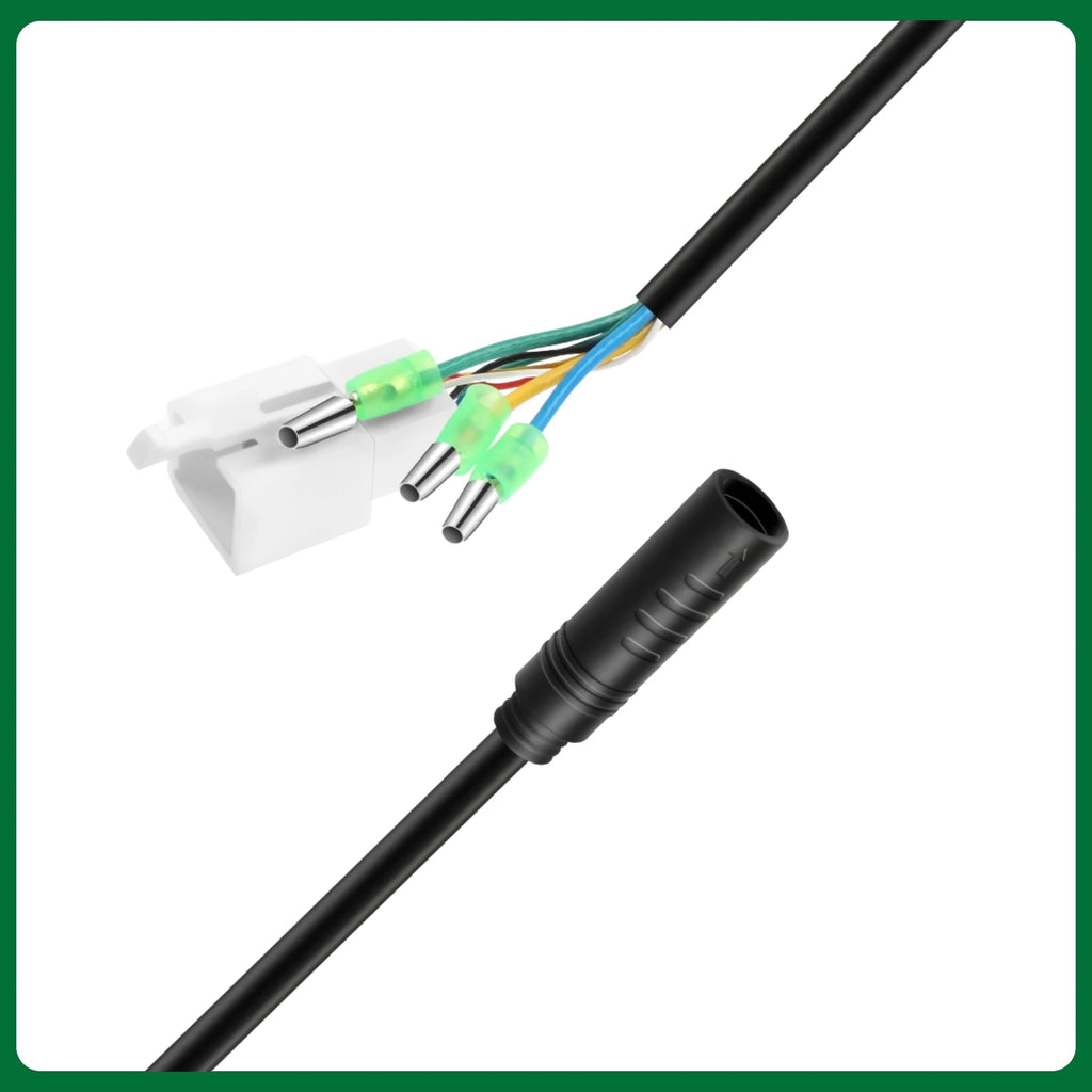 9 Pin Electric Bike Motor Cable, Wheel Motor Extension Cable for E Bike - Female to Male Wire, Electric Bike Accessory