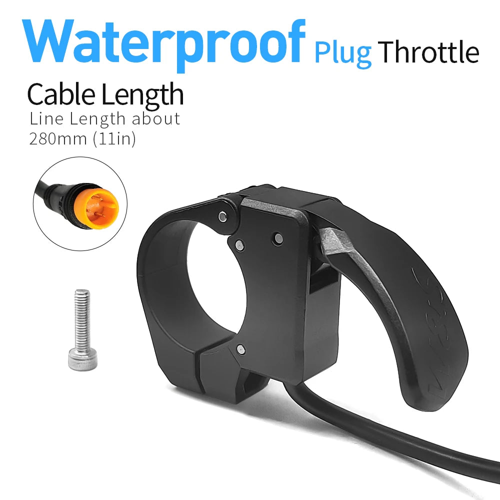 Mini Thumb Throttle 107X | 24V–72V | Left/Right E-Bike
