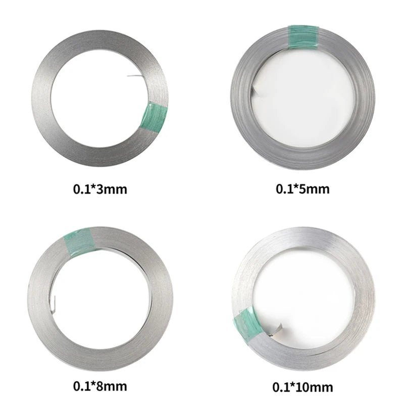 Nickel Strip Roll 10m | 0.2 x 8mm | Battery Spot Welding