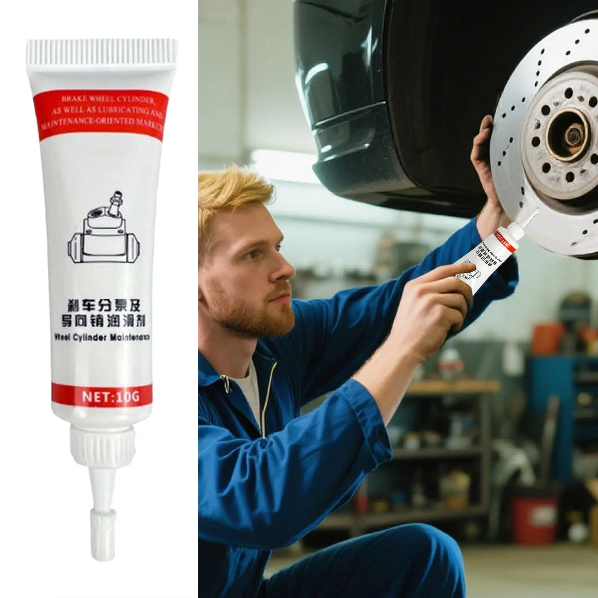 Brake Caliper Guide Pin Grease | Noise-Reduction Lubricant | 10g