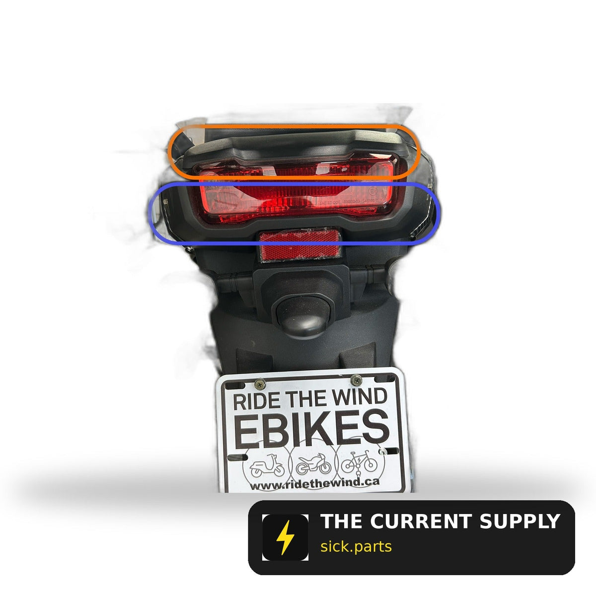 Emmo Nok Tail Light Panel (Upper and Lower)