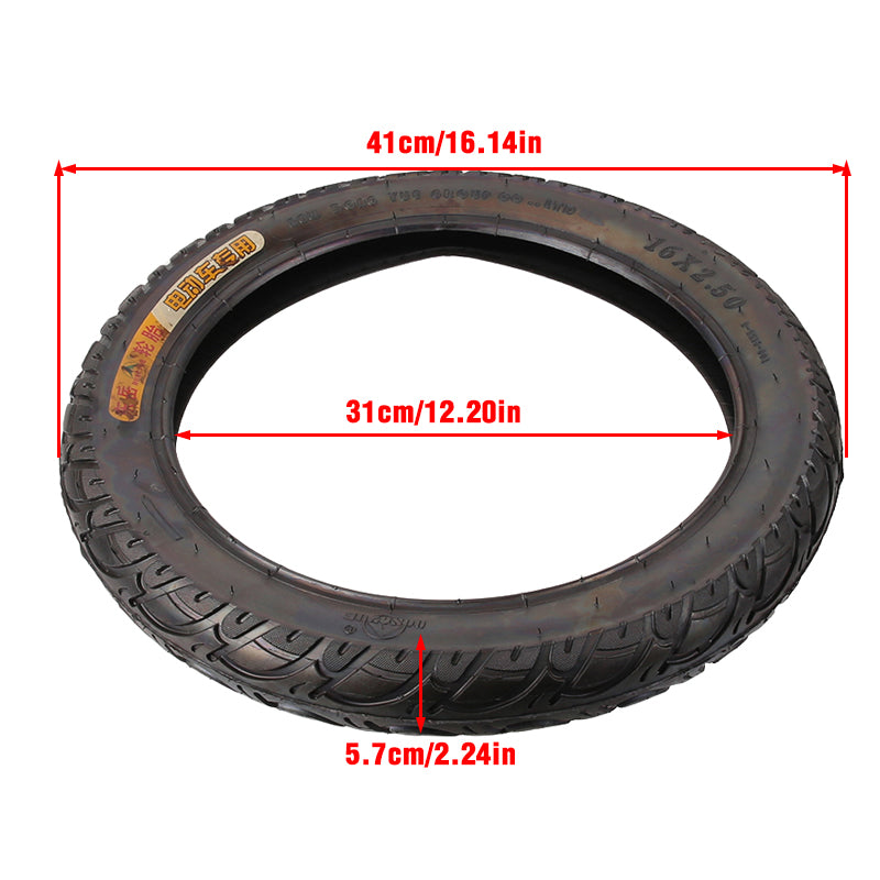 16 x 2.50 Tire + Inner Tube | Kids/BMX/Scooter | Set