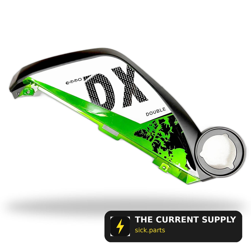Emmo DX - Big Left Side Panel - Grey/Red/Green
