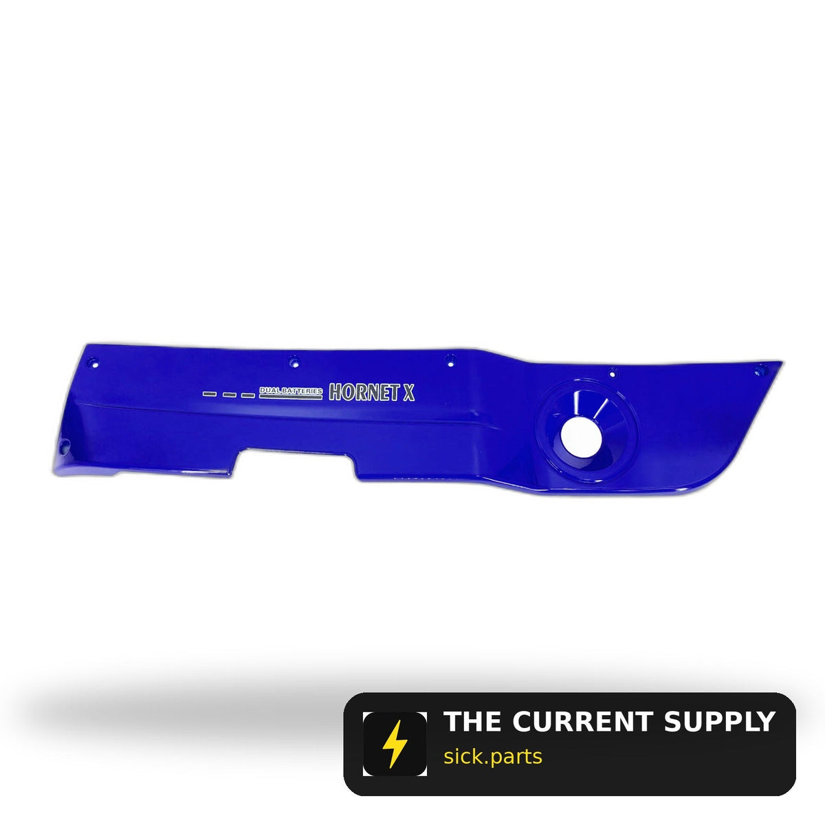 Emmo Hornet X - Side Strip Panel (Where Panel Axle Goes Thru) - Left/Right - Black/Red/Blue
