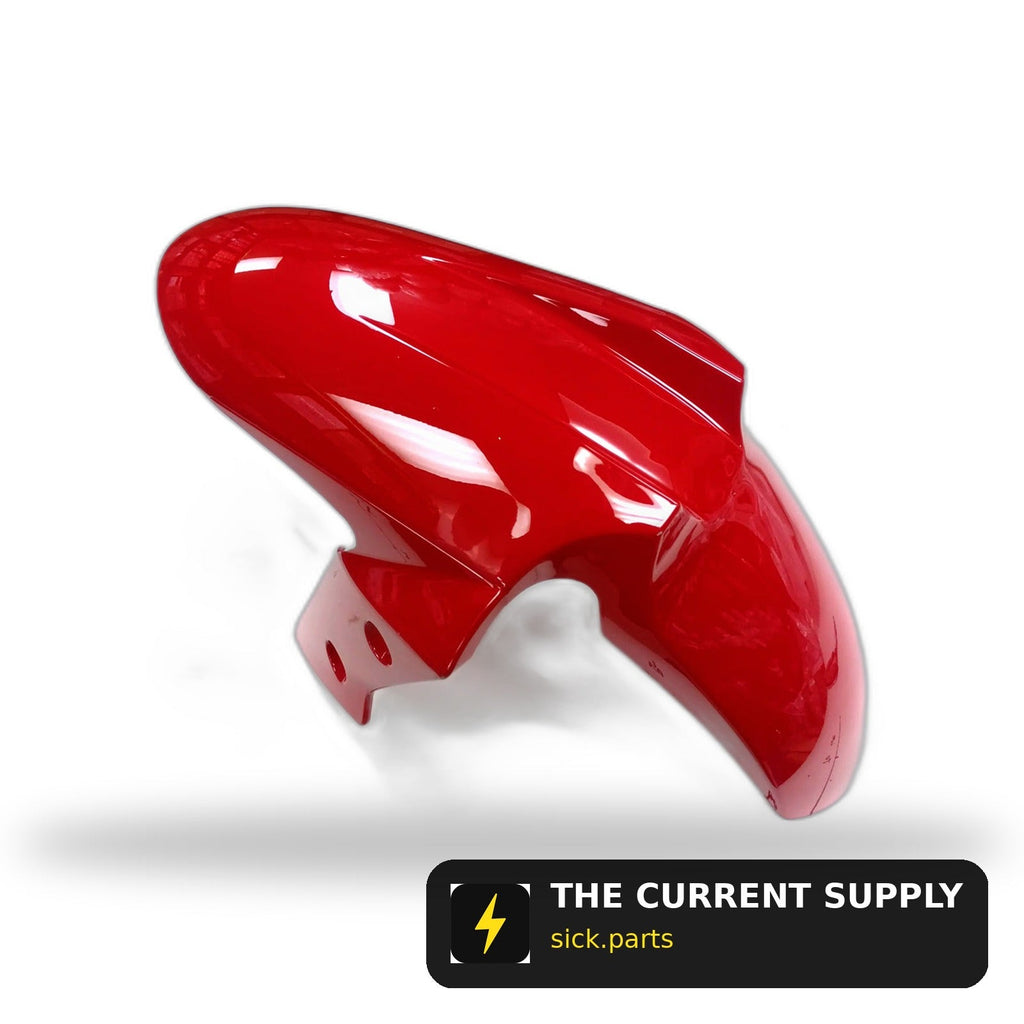 Emmo Kamen - Front Wheel Fender - Silver/Red/Black