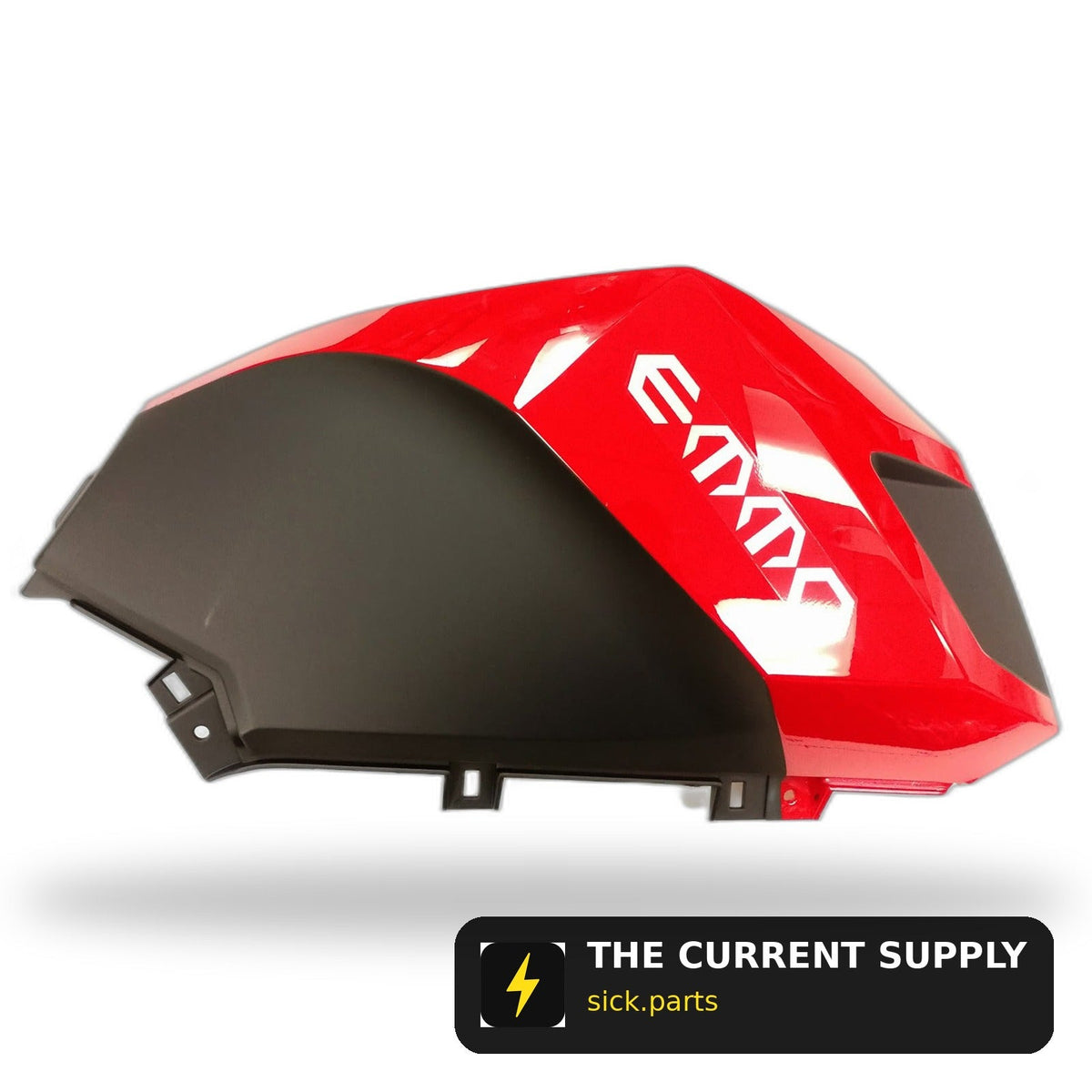 Emmo Kamen - Large Tank Body Panel - Red/Black/Silver