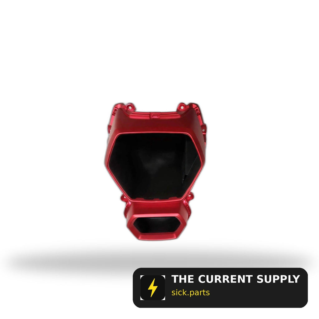Emmo Koogo - Panel around Headlight Assembly - Red/Black/Matt Red