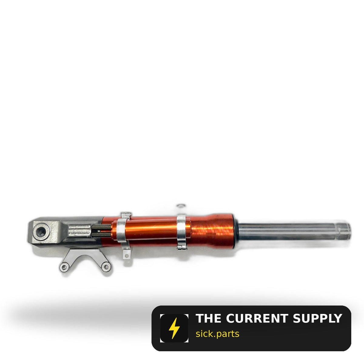 Emmo Monster - Front Air Shocks For Monster S - Left/Right - Silver/Orange