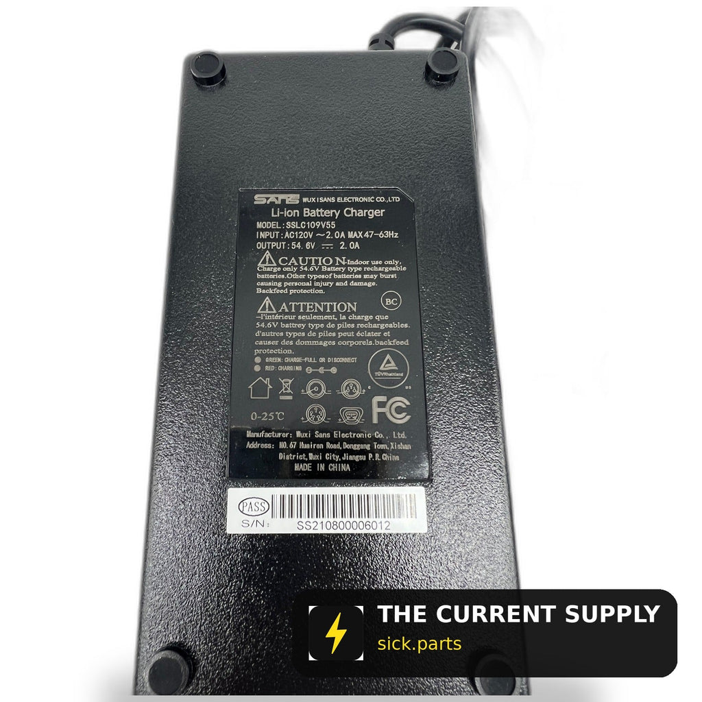 48v Emmo Lithium Charger - Male Prong