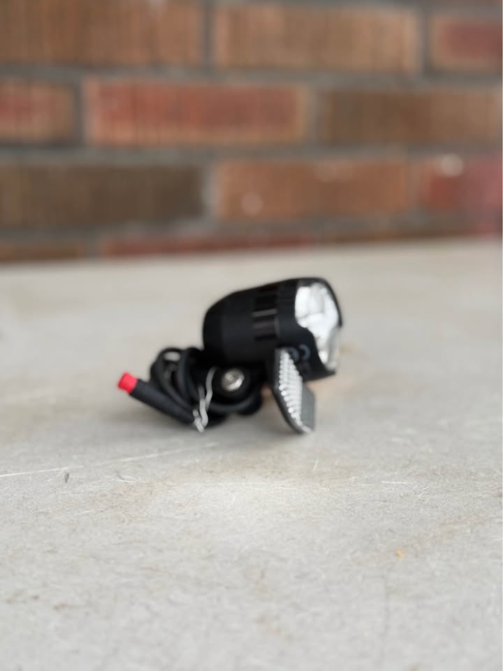 Bike Headlight with Reflector | Black | Used E-Bike Part
