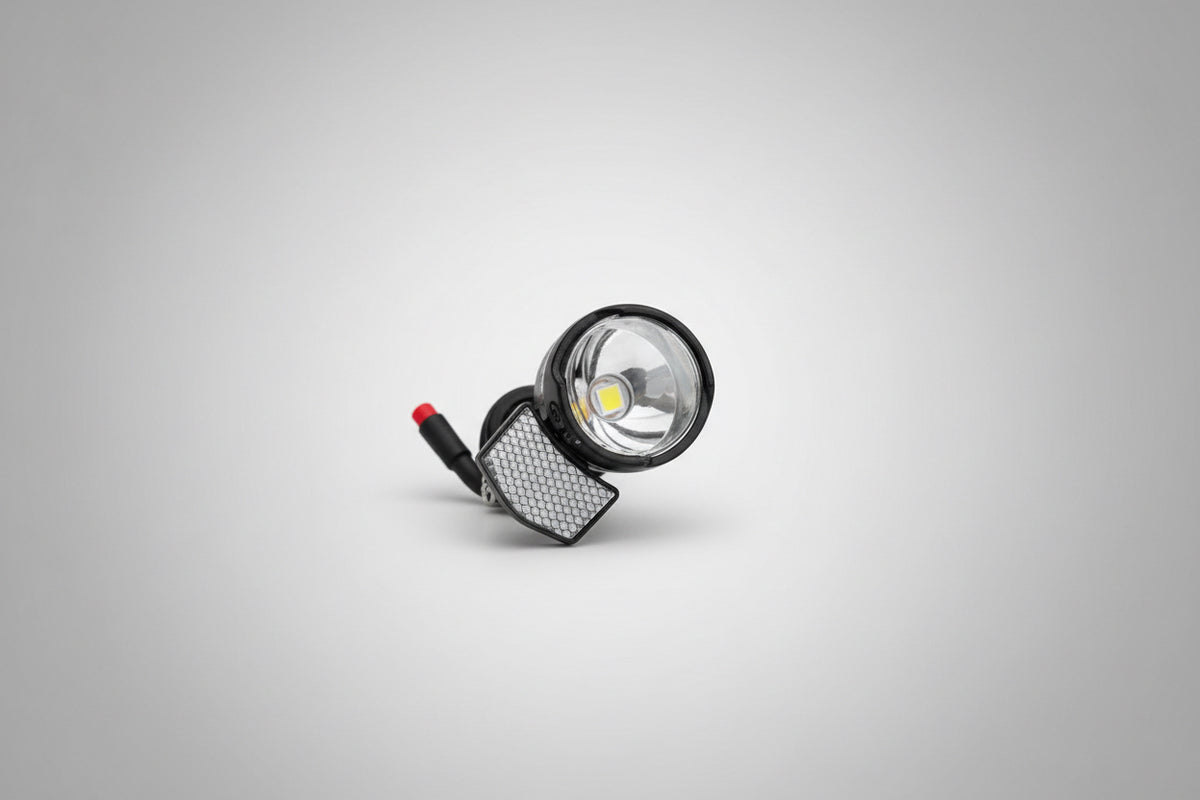 Bike Headlight with Reflector | Black | Used E-Bike Part