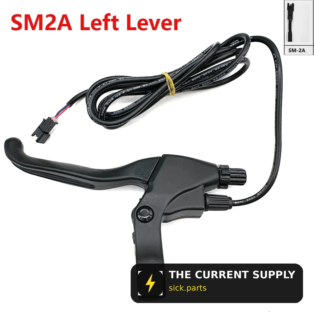 Electric Brake Levers | 2-Pin E-Bike / Scooter | Left / Right / Pair