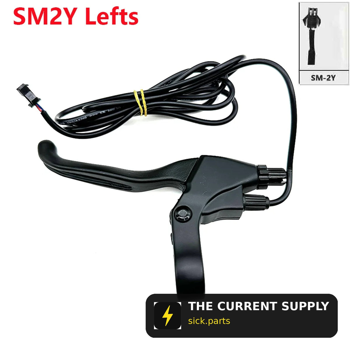 Electric Brake Levers | 2-Pin E-Bike / Scooter | Left / Right / Pair