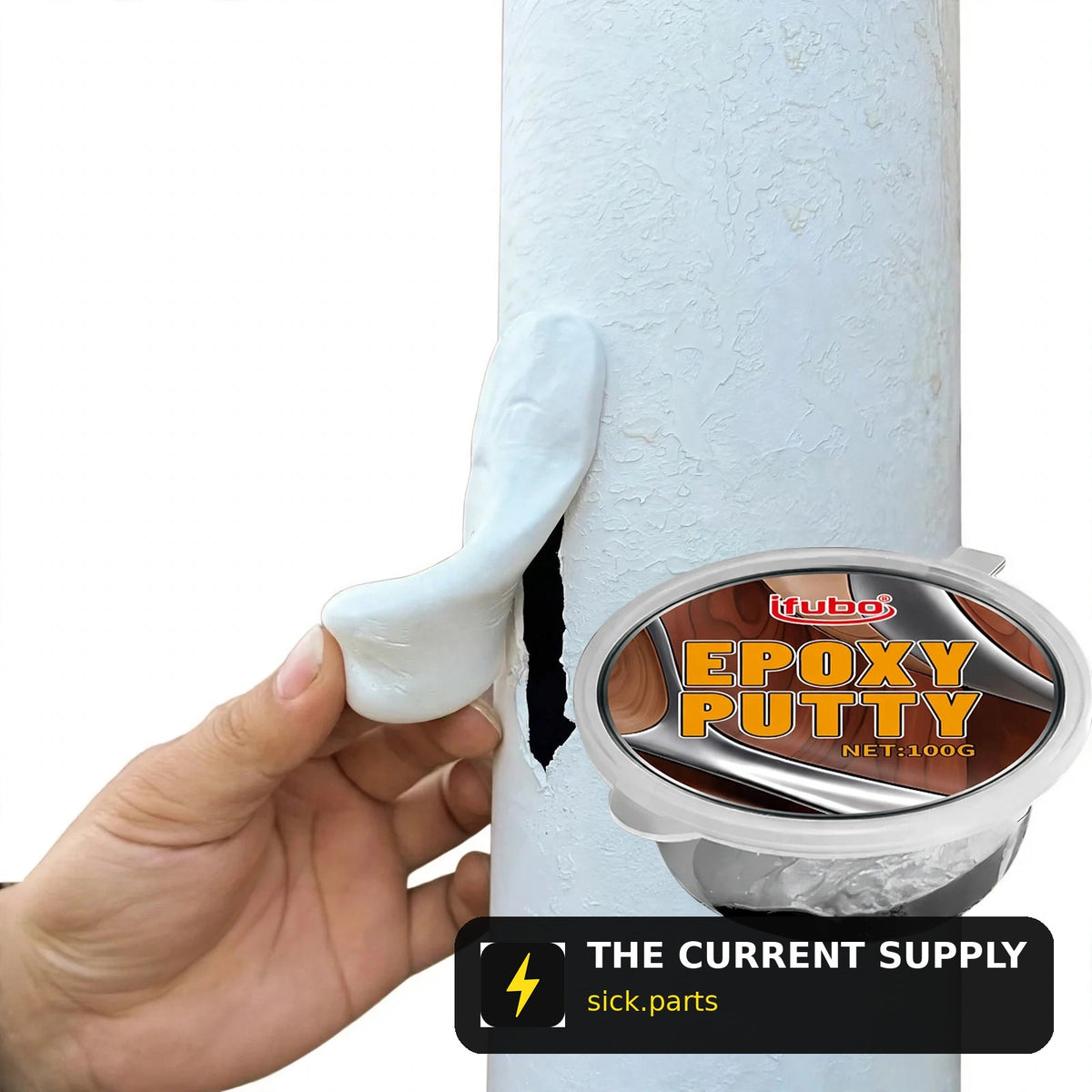 ifubo-100g-epoxy-putty-high-hardness-waterproof-fast-setting-repair-compound-for-plastic-metal-wood-versatile-putty