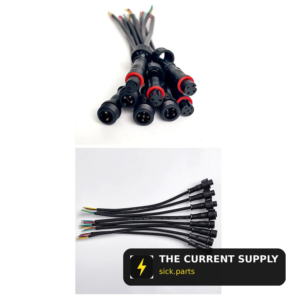 5-20pcs-m12-waterproof-2-3-4-5pin-ip65-cable-wire-plug-for-led-strips-male-and-female-jack-20cm-length-connector-small-size-head
